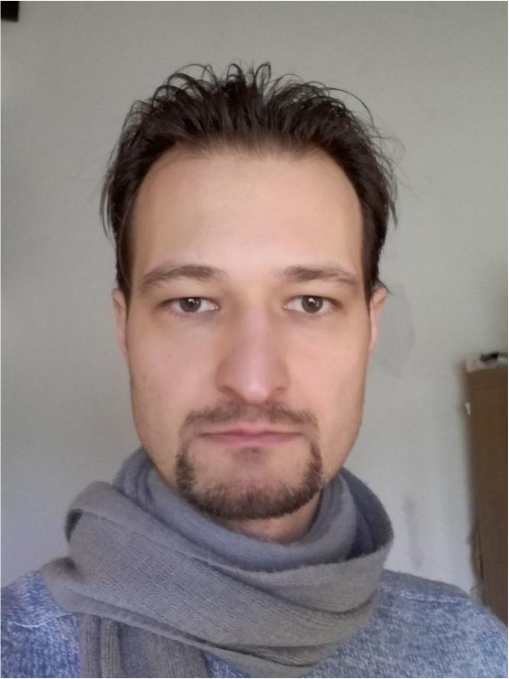 A good enrollment image: frontal view, even diffuse lighting, no shadows or hot spots