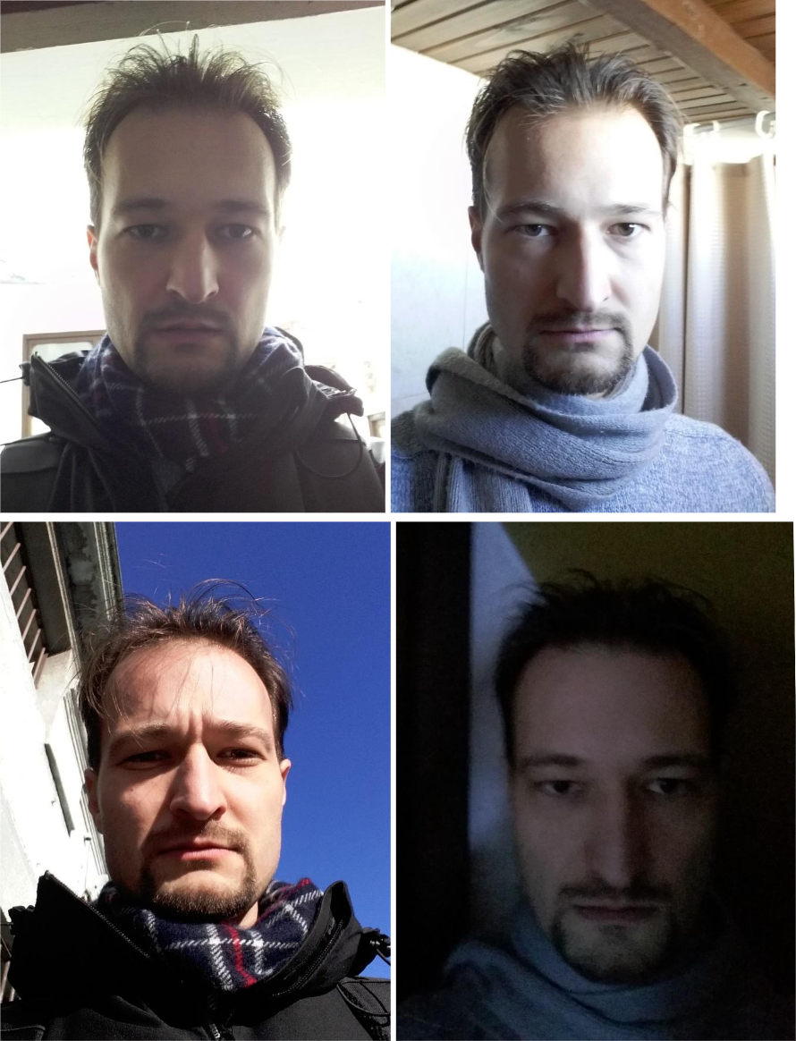 Lighting to avoid: backlight, side light, top light and low light